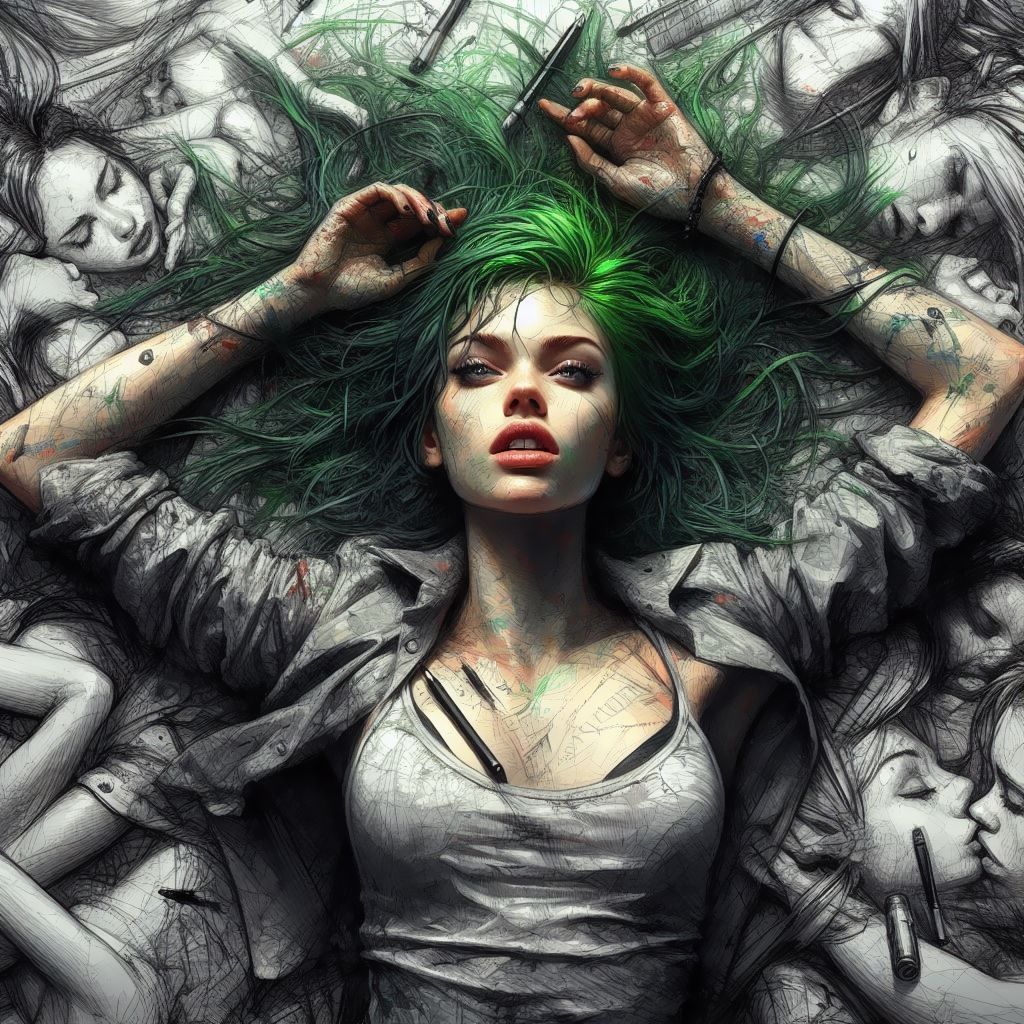 You left a mark in ink