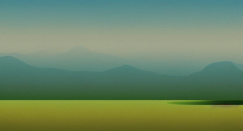cell shaded landscape