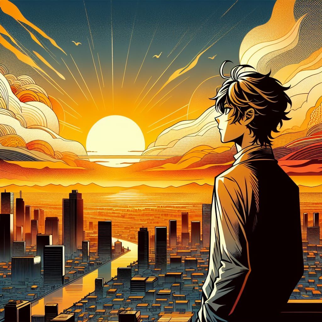 The sun sets on another day