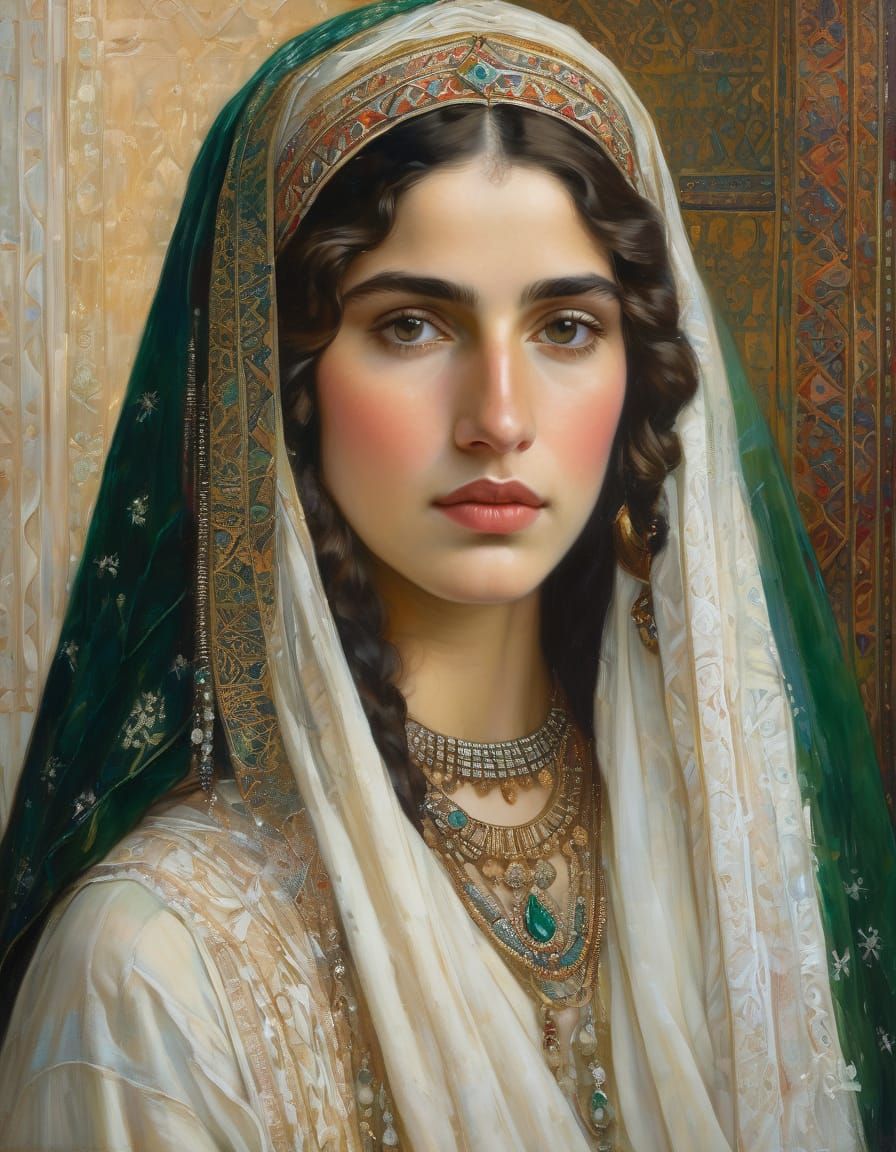 An orientalist portrait