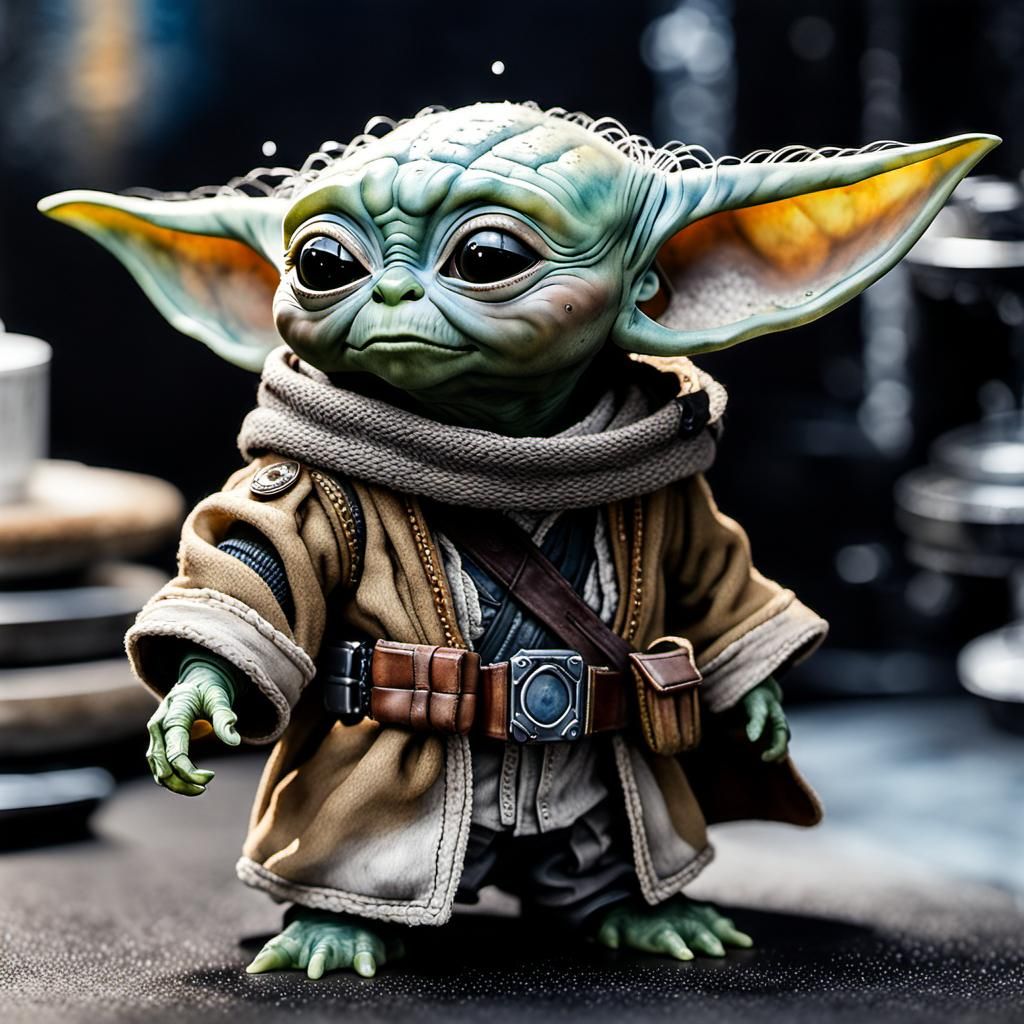 Grogu  by @Captn Cutlass