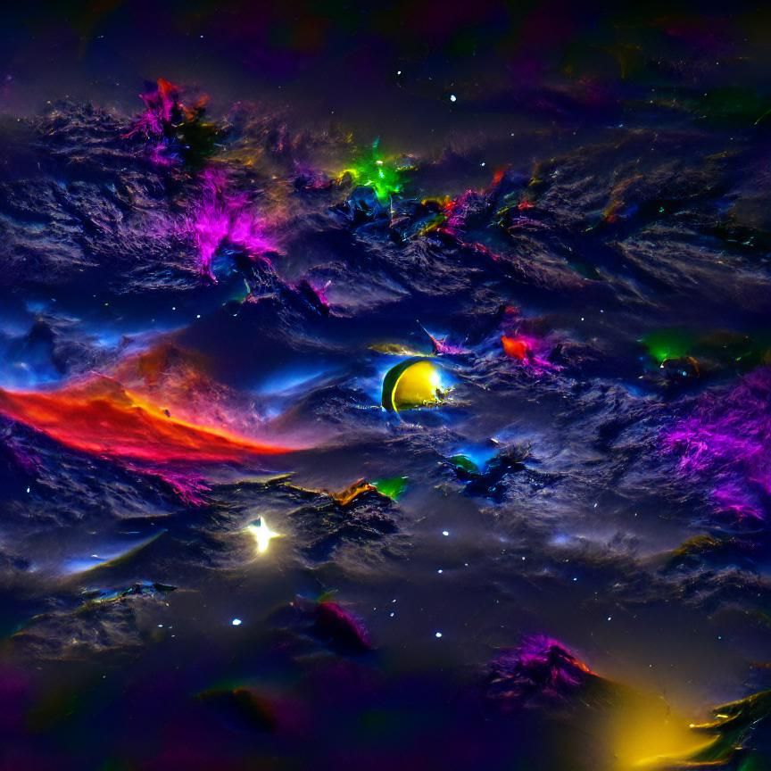 A colourful night 8k resolution - AI Generated Artwork - NightCafe Creator