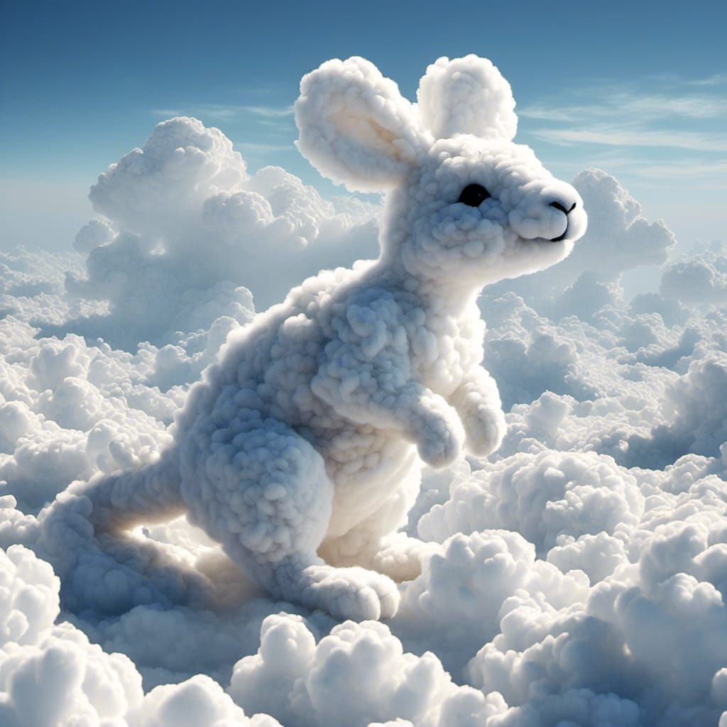 baby kangaroo  by @Dahut