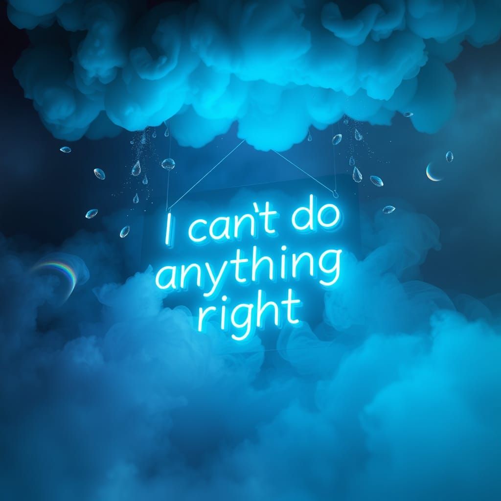 Surreal Neon Dreamscape in a Haunting, Ethereal Atmosphere