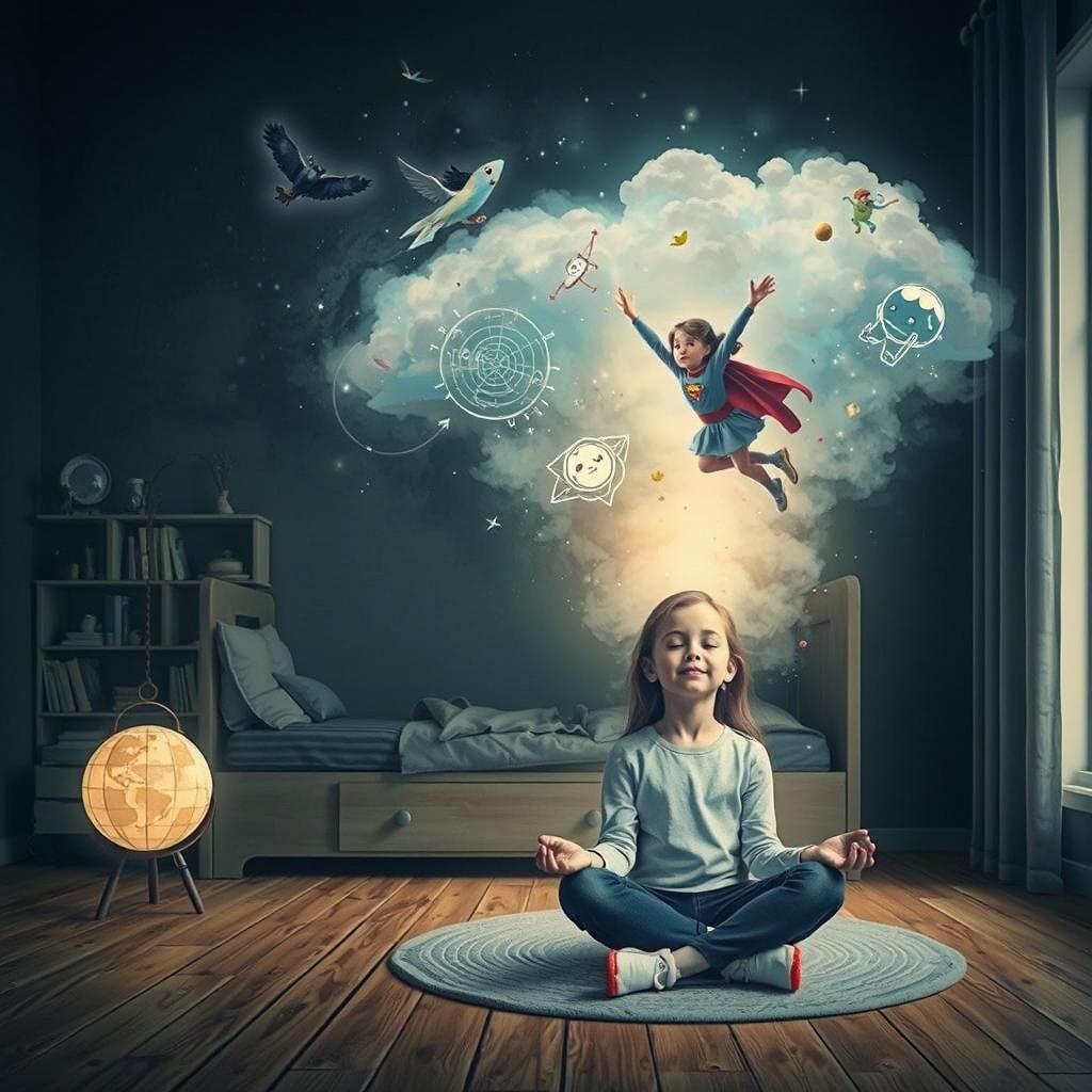 Meditating and dreaming  by @MacMikkola