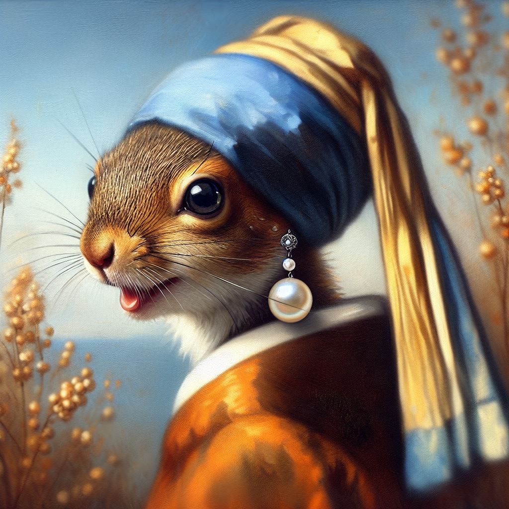 Squirrel with a Pearl Earring (1)