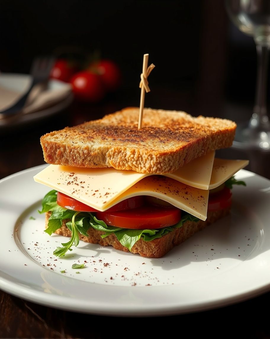 Avant-Garde Cheese Sandwich