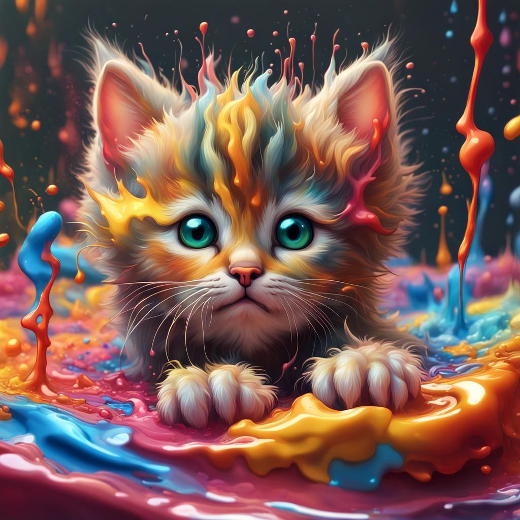 Kitten - AI Generated Artwork - NightCafe Creator