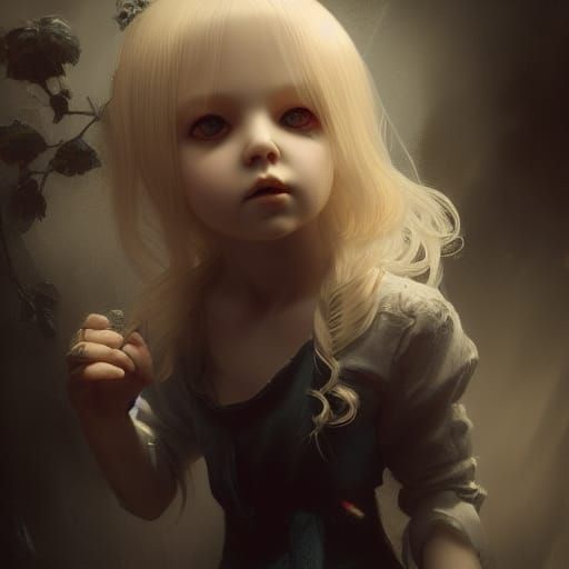 Creepy Doll With Blonde Hair