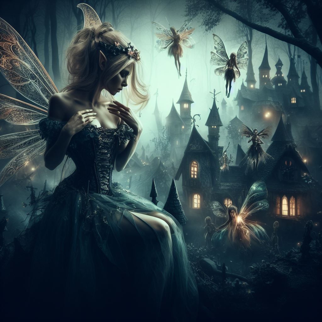 The Dark Fairy Village collection