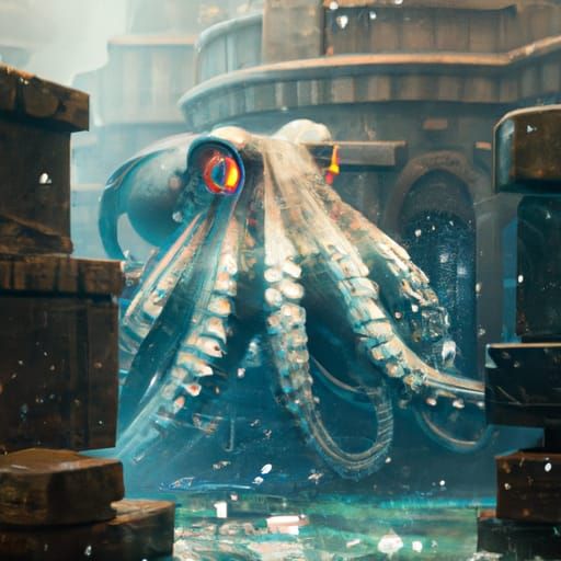 Octopus in atlantis
