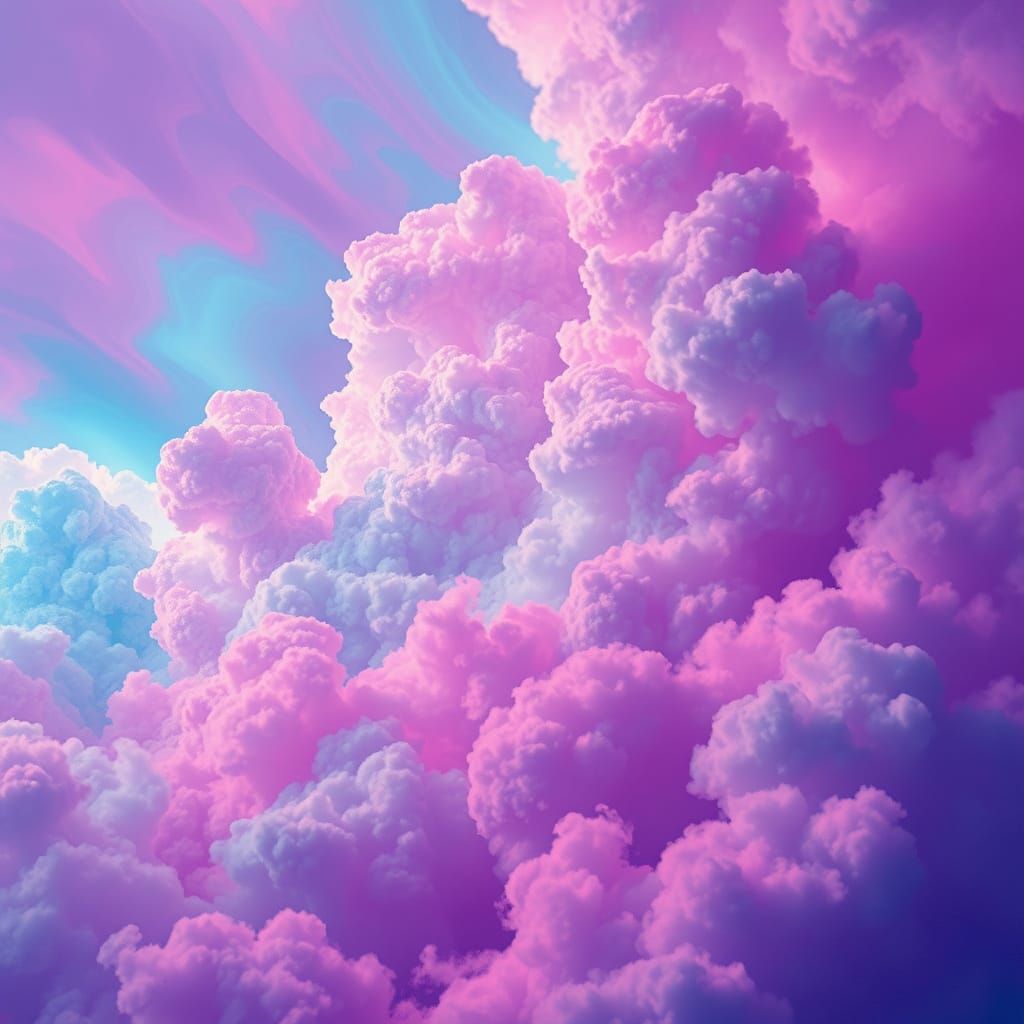 Vibrant Clouds in a Dreamy Atmosphere