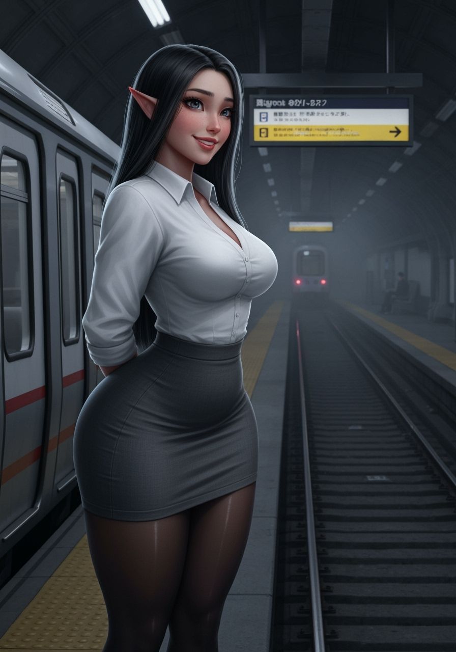 What's Behind Her Back?