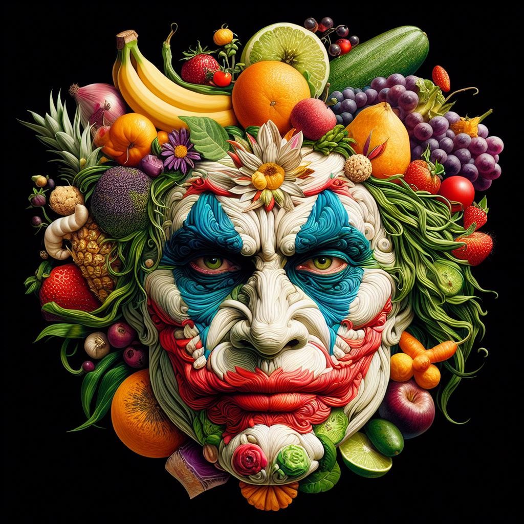 The Joker by Arcimboldo