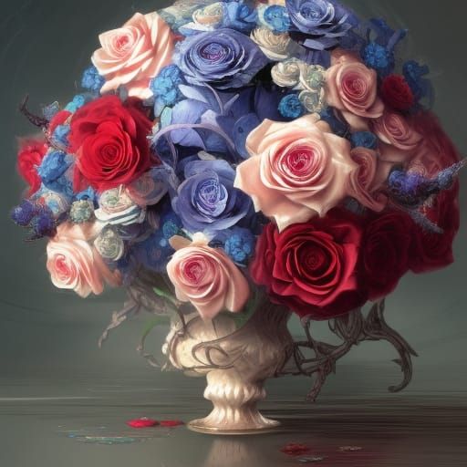 Royal Bouquet  by @The Dream Catcher