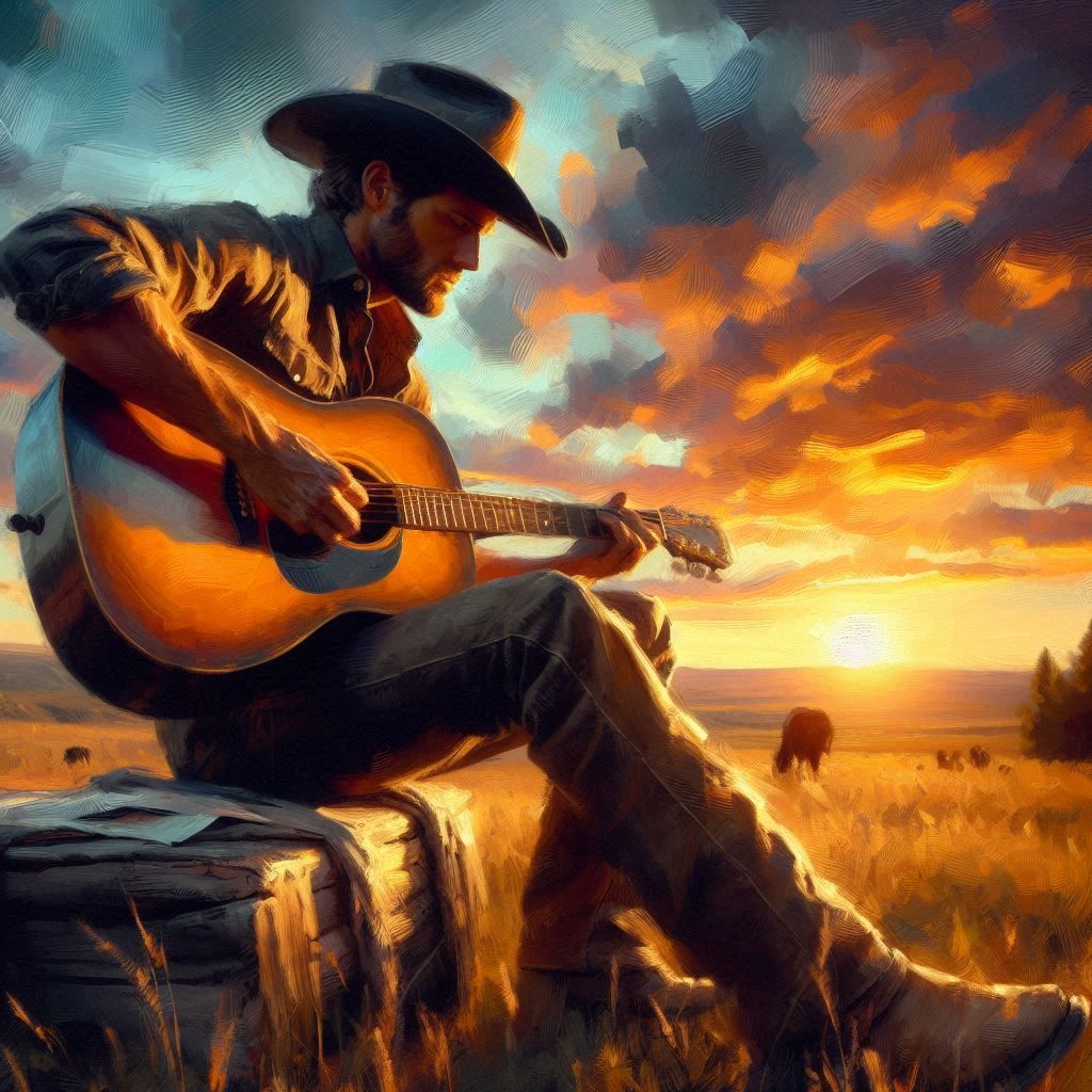 Twilight Melodies of the Cowboy