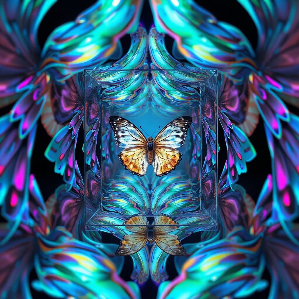 Butterfly Reflections  by @Mayhem