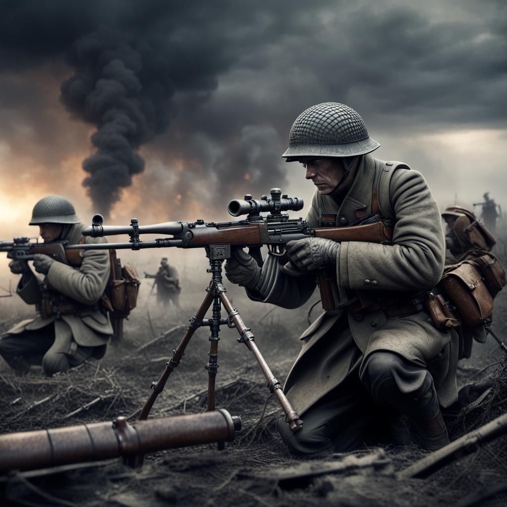 machine guns changed the face of war  by @joe