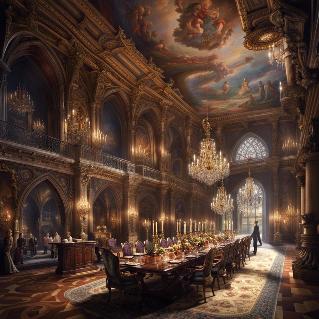 british dinner party