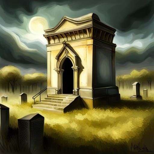 mausoleum in cemetary