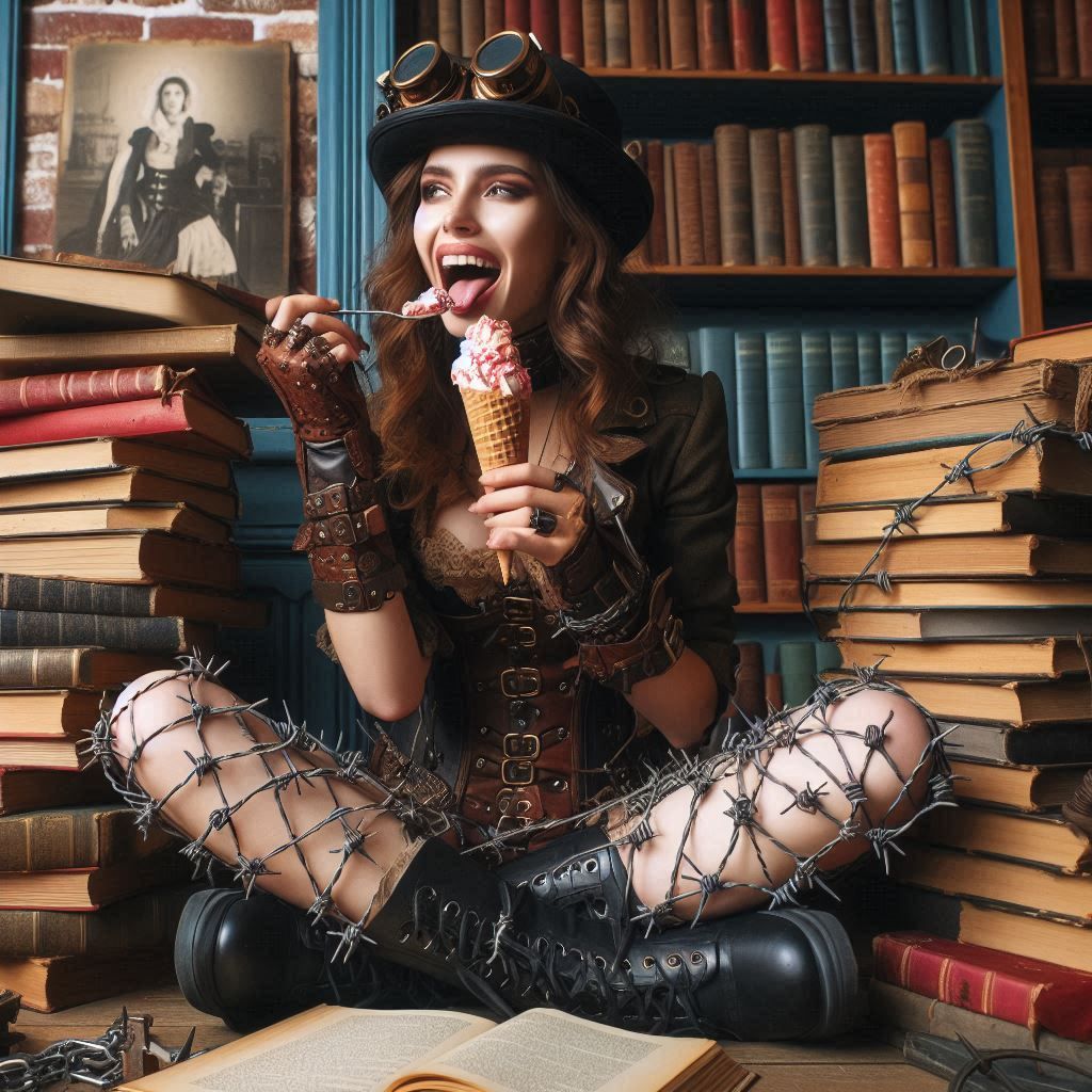 Icecream in the library