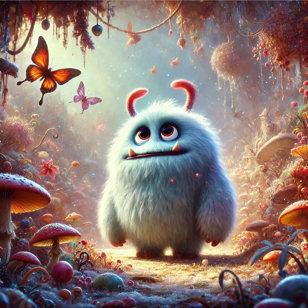 adorable fairy-tale fantasy creature portrait..