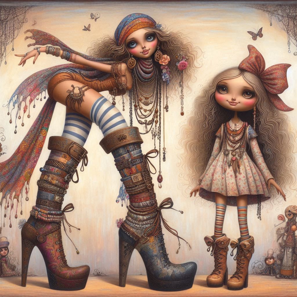 Whimsical Caricature painting   by @Peterthegreat 