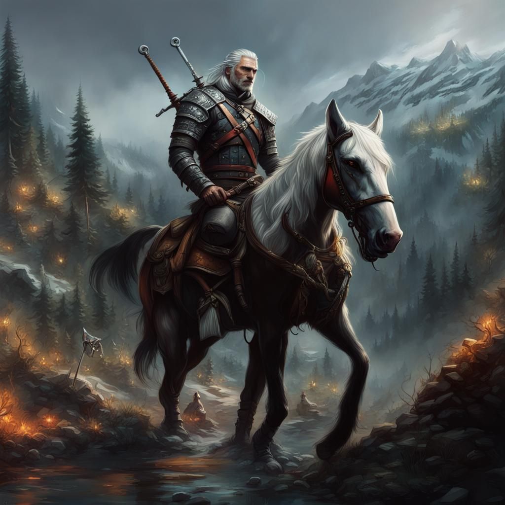The Witcher, le loup blanc