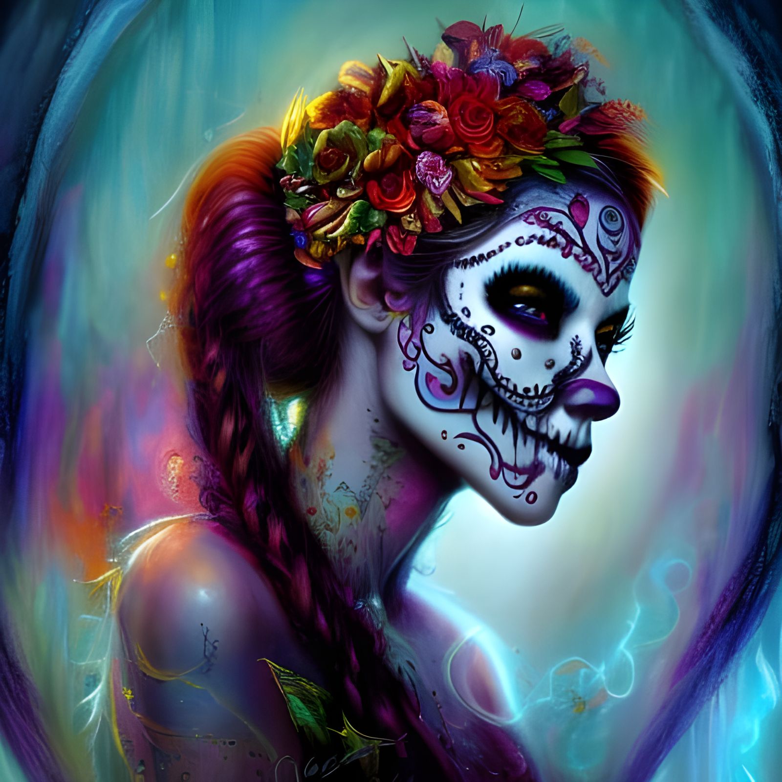 Flower Calavera