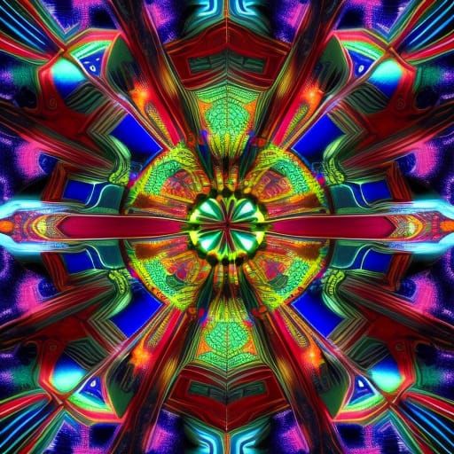 Mad Trippy - AI Generated Artwork - NightCafe Creator