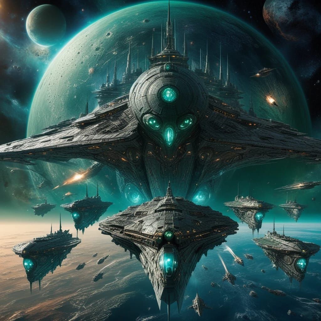 Massive Alien Invasion Force