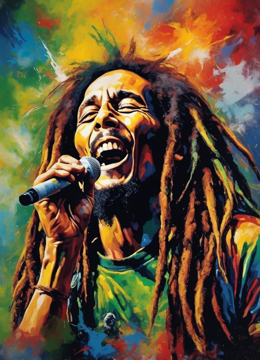 Bob Marley - AI Generated Artwork - NightCafe Creator