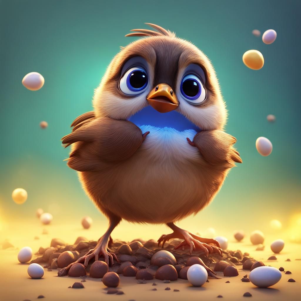 A baby sparrow