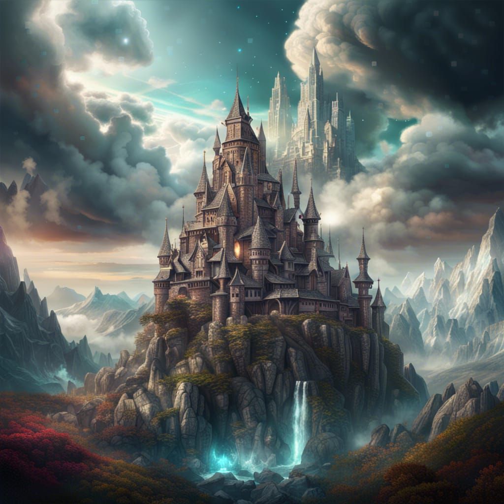 Fantasy Castle. - AI Generated Artwork - NightCafe Creator