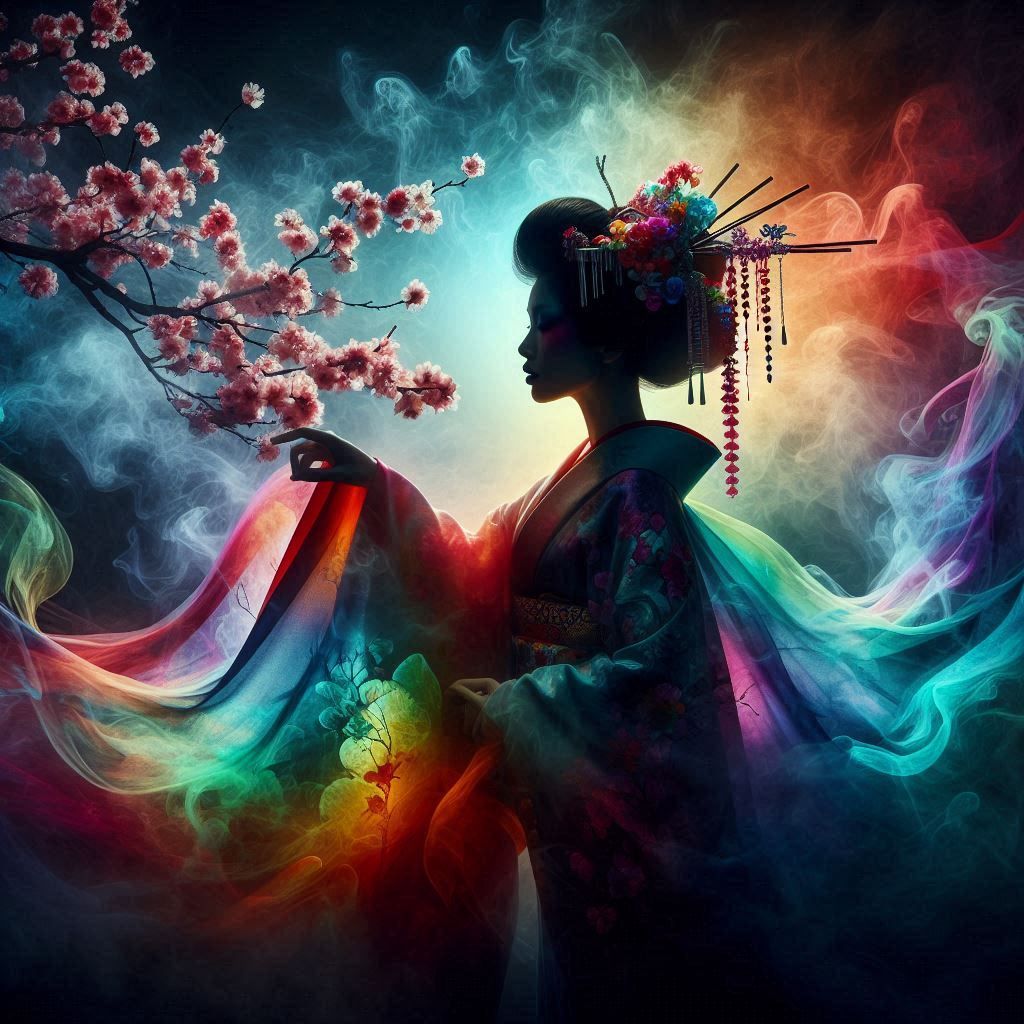 „Through Her Hand, the Colors of Nature Bloom“