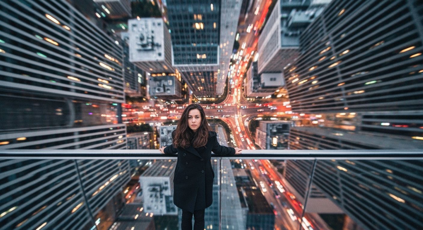 Dizzying City Vortex: Urban Landscape Photography