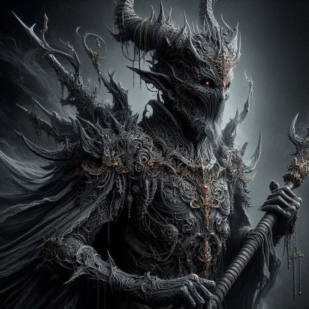 Kholveh Dendrud, The Horned Dark Elf Lord