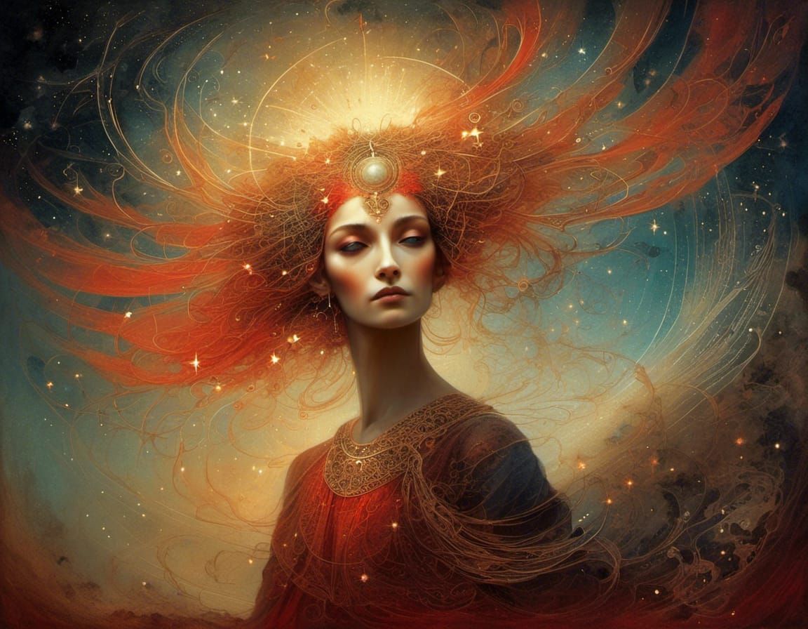 Arianrhod ~ Celtic Goddess of the Stars  by @Chance