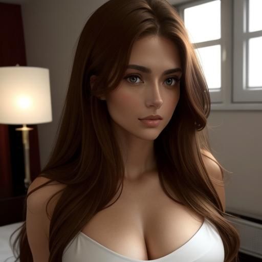 beautiful brunette