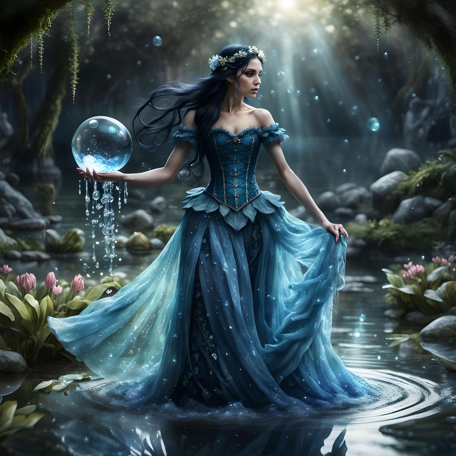 My Elf Water Fairy  by @KoRnGirl 