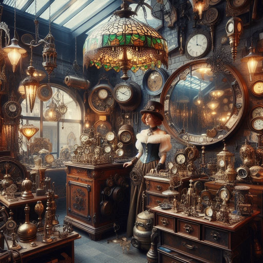 Steampunk shop