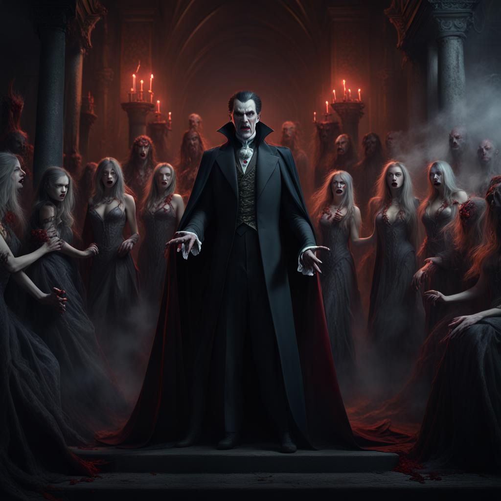 Count Dracula greets you  by @Saad S Khalis