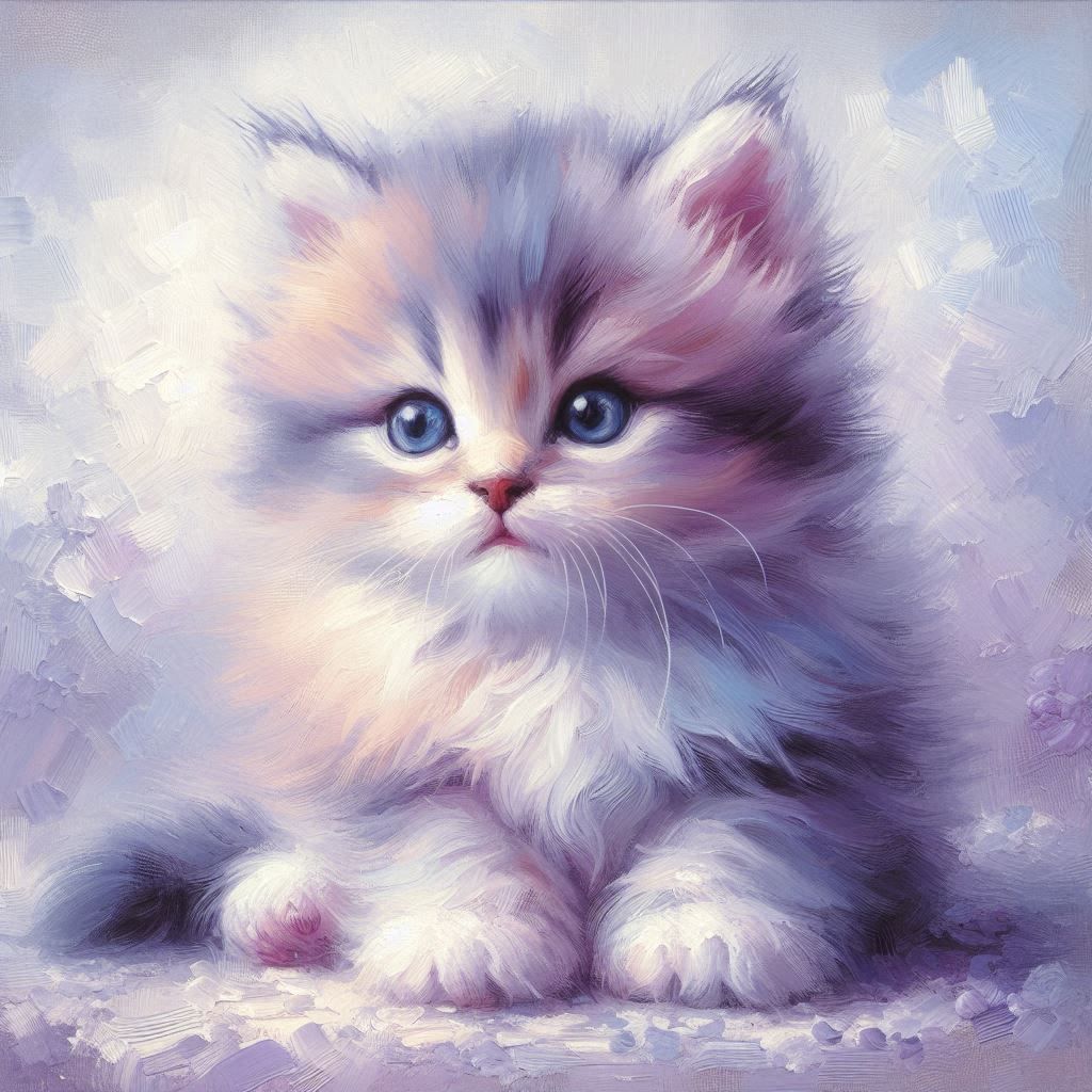 cute fluffy kitten