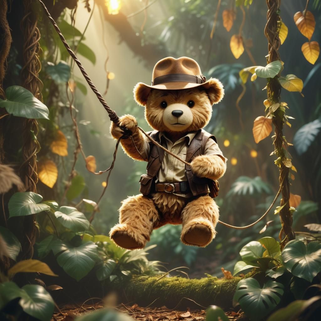 Indiana Teddy!  by @ZenAmoreNC