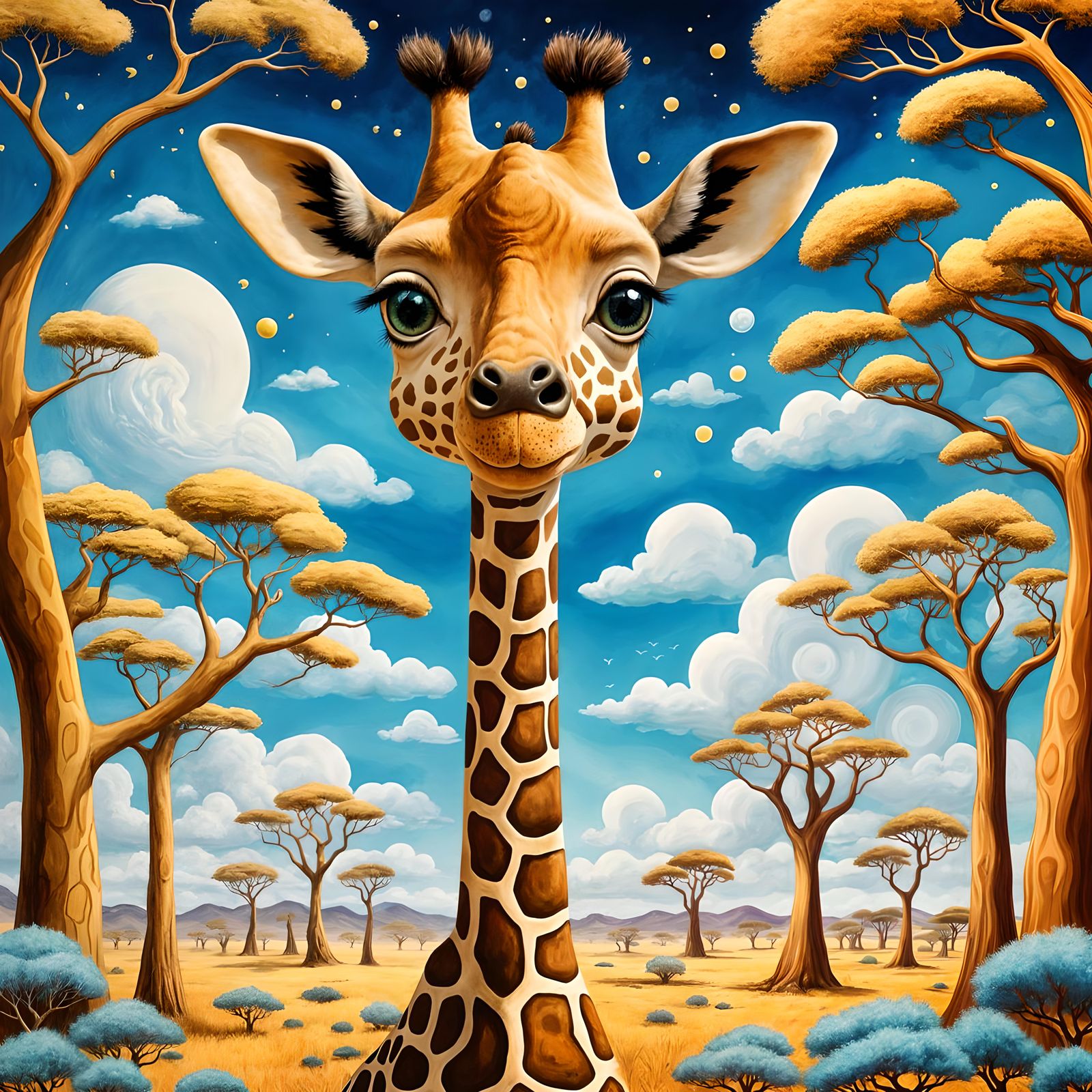 Gentle Giraffe
