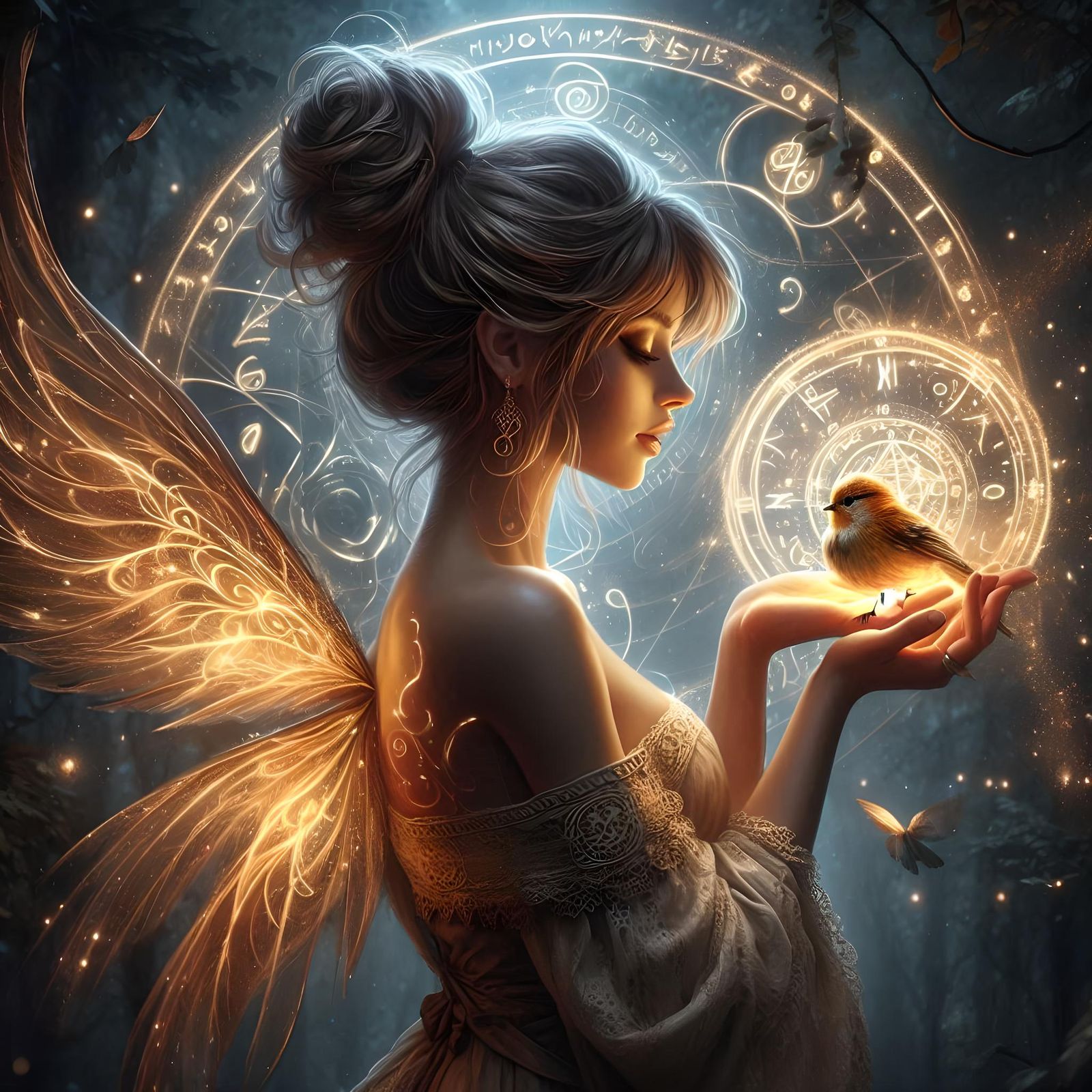 The healing powers of the Fae folk.