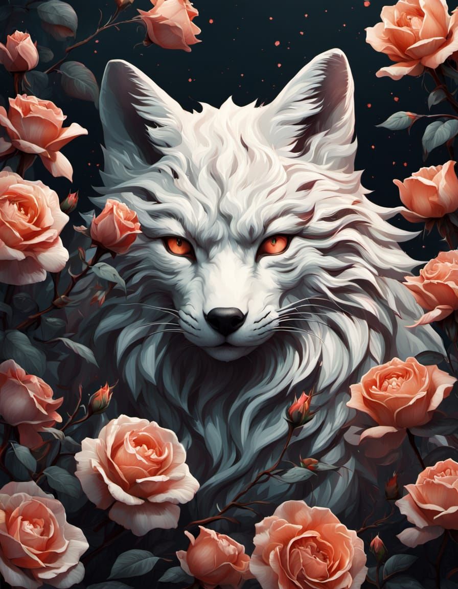 Kitsune roses 2