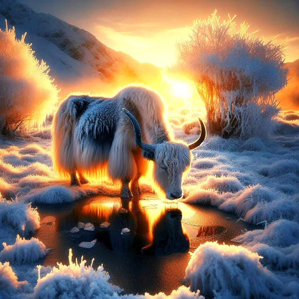 Thirsty Yak  by @TaraLynn