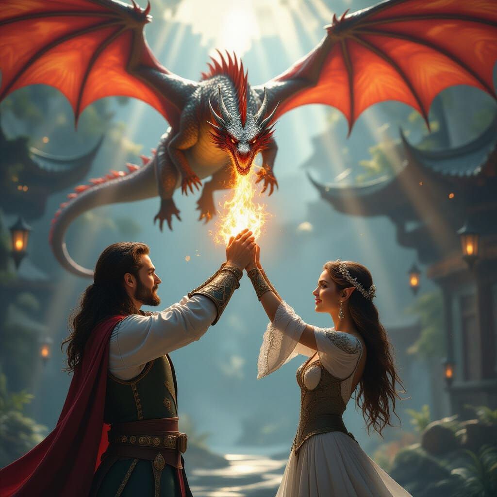 Elves with Dragon