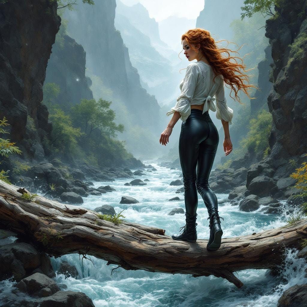 Lace and leather go together